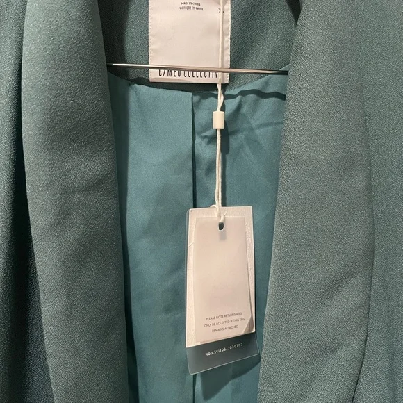 NWT C/MEO Collective Seafoam Blazer - Picture 4 of 4